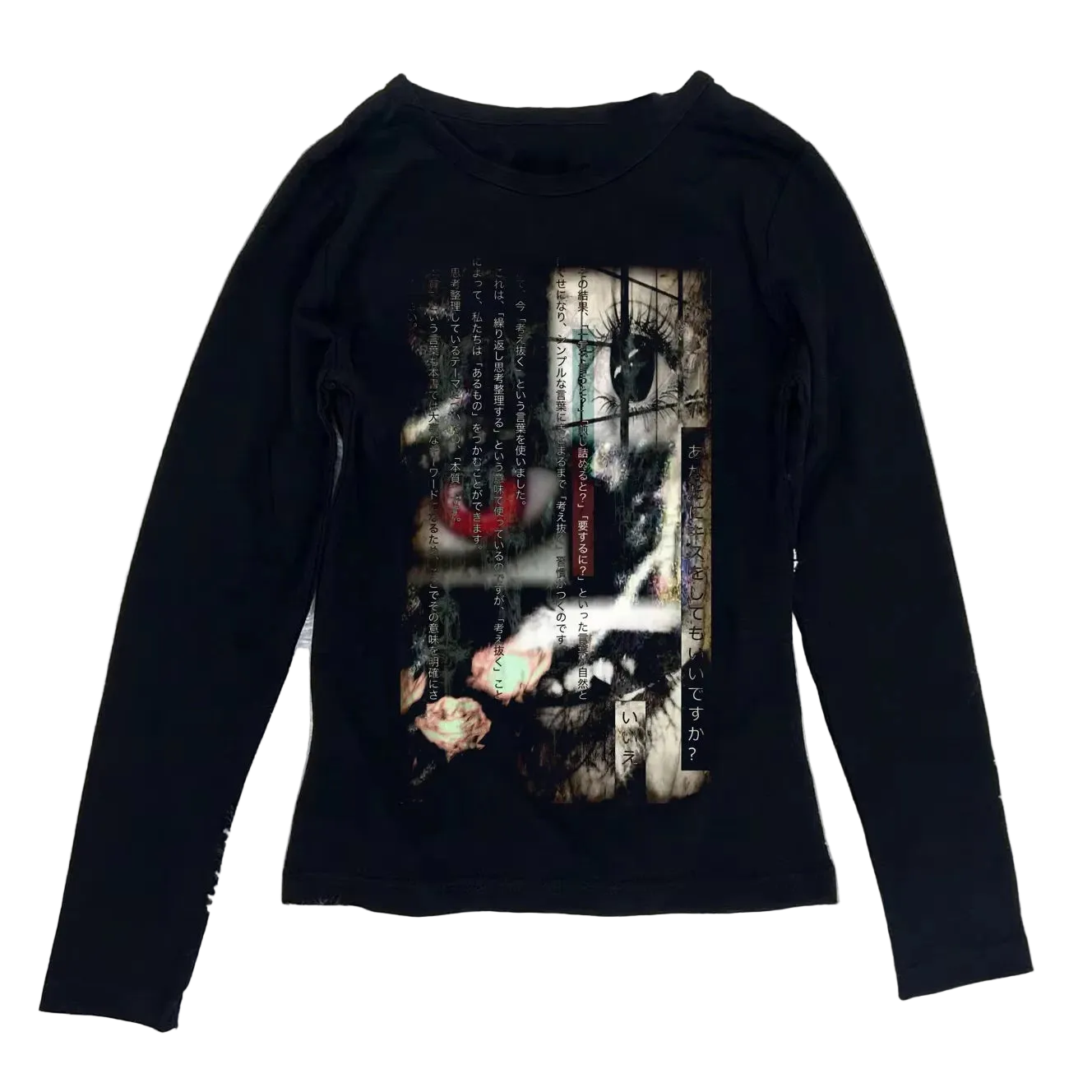 Koszulka z długim rękawem „OKO W CIEMNOŚCI” 